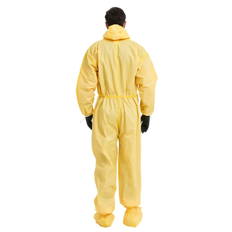 Yellow Disposable Jumpsuit